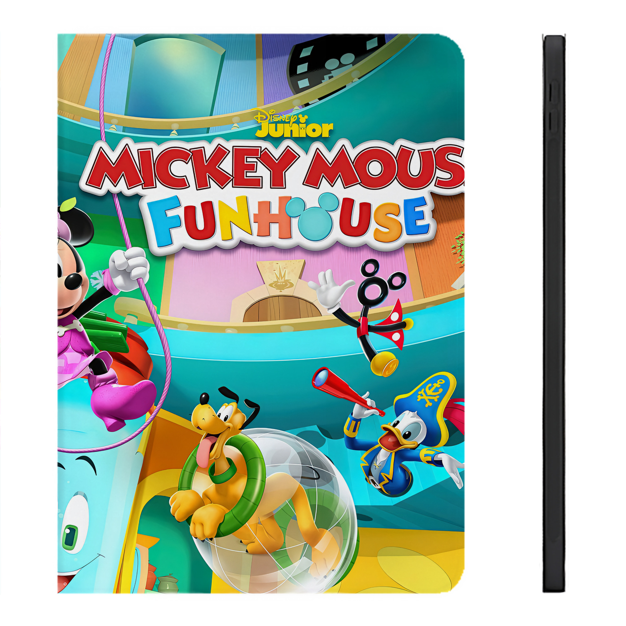 （画像用） ミッキーマウス Mickey Mouse IPadケース ペンホルダー付き ブックスタイルデザイン